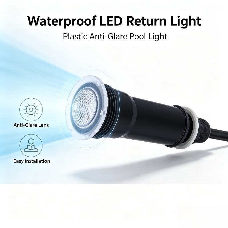 Decor Lighting Returns - Pool Return Outlet Waterproof LED Light,