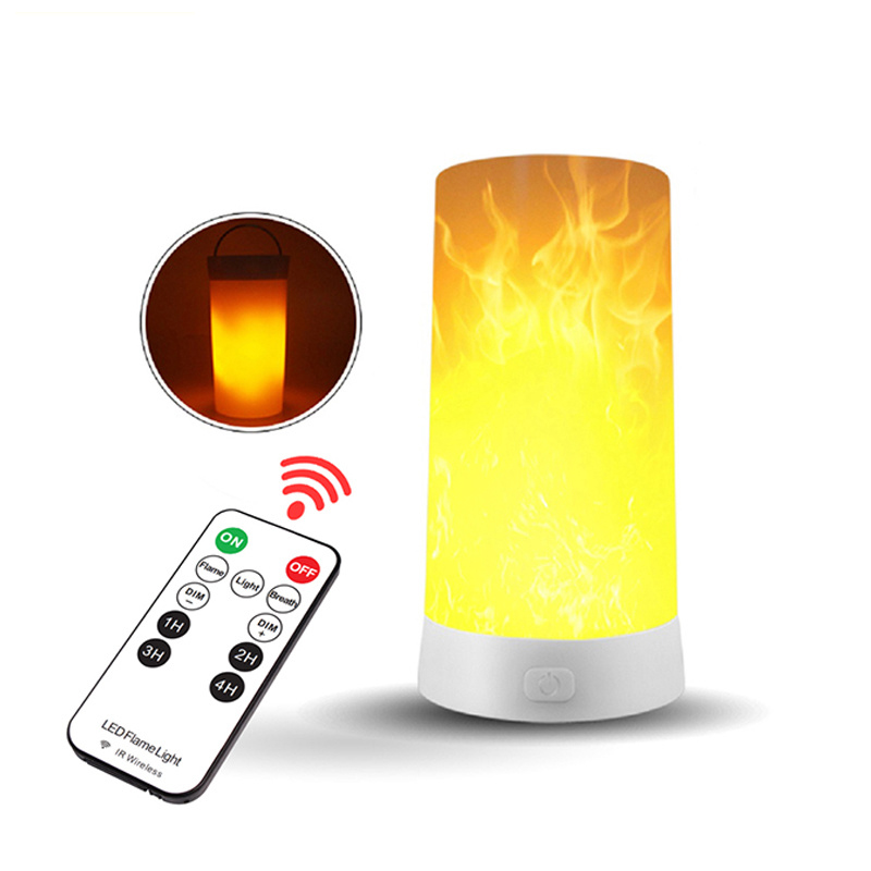 Lighting Effect Home Decor - Remote Control Flame Bulb Night Light