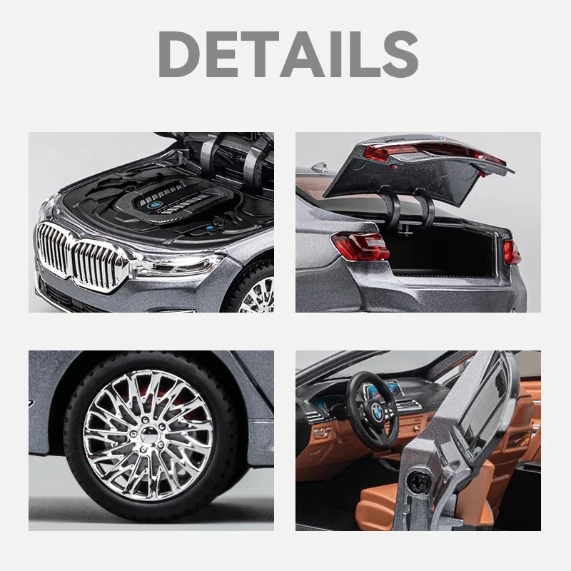 1/24 BMW 760li Alloy Diecast D - огляд і ціна Lighting Mcqueen Bedroom Decor