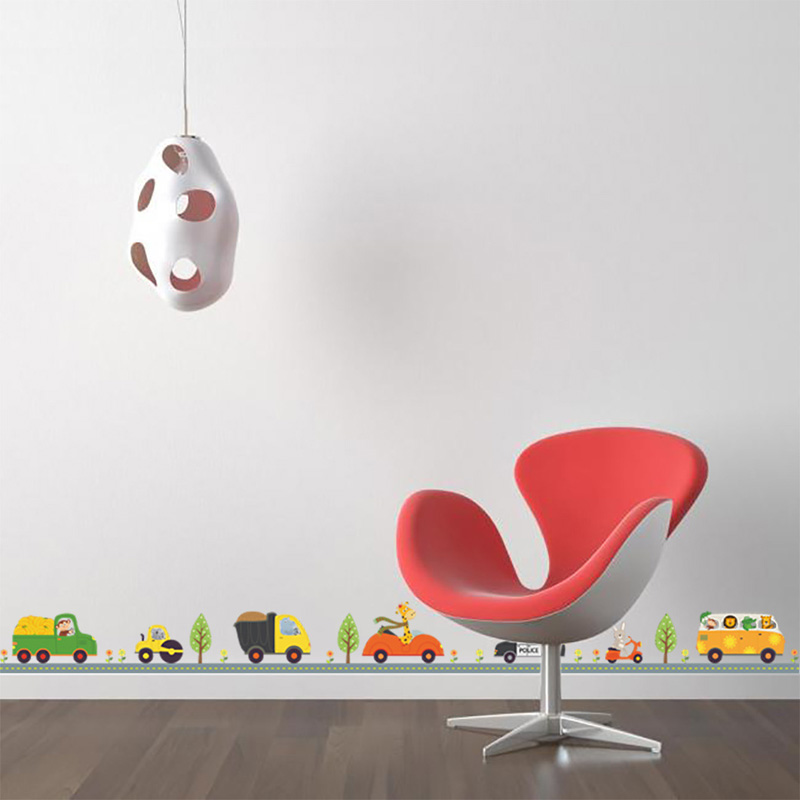 Cartoon Animals Car Wall Stick - огляд і ціна Lighting Mcqueen Bedroom Decor