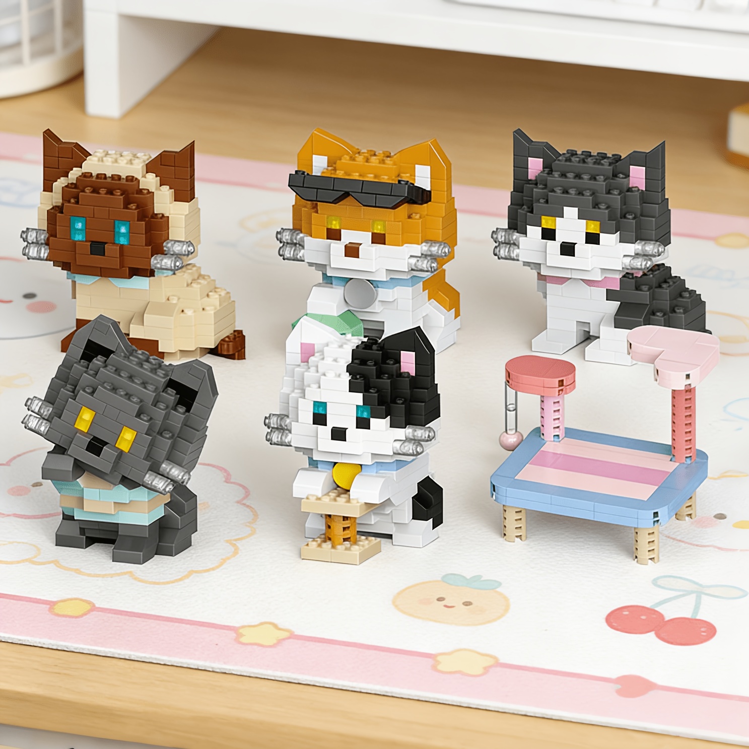 Cat Series Building Blocks Set - огляд і ціна Lighting Home Decor Items