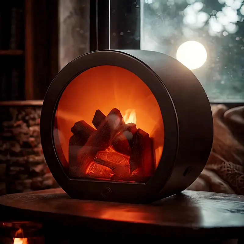 1-2PCS LED Fireplace Night Lig - огляд і ціна Lighting Effect Home Decor