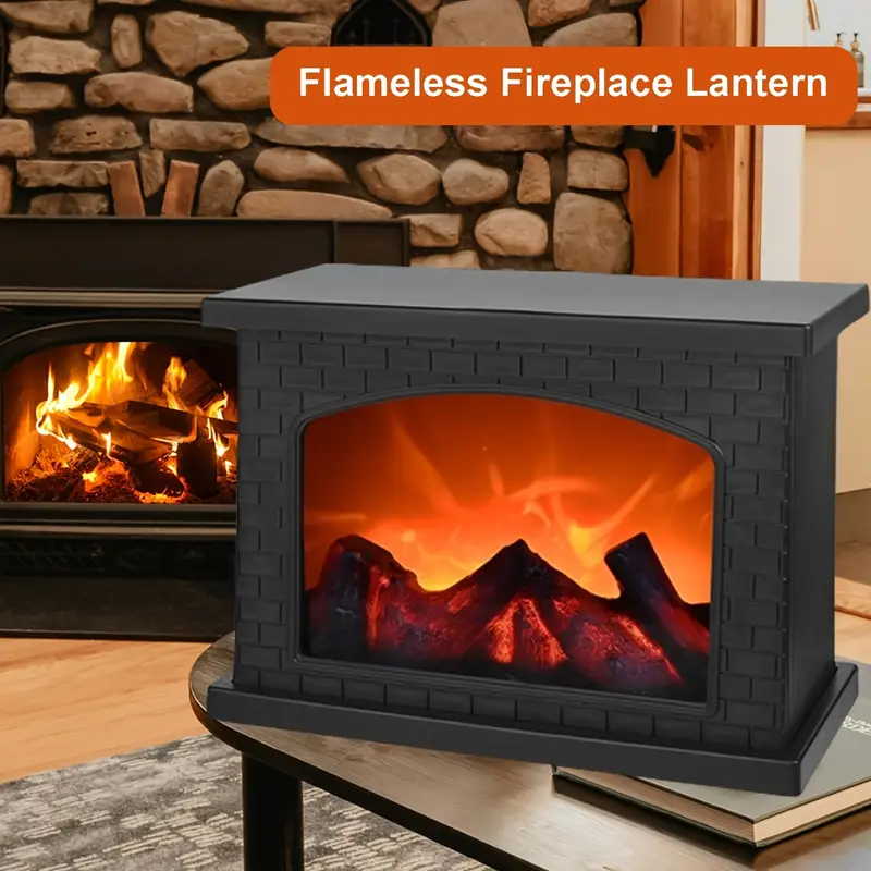 1-2PCS LED Fireplace Night Lig - огляд і ціна Lighting Effect Home Decor