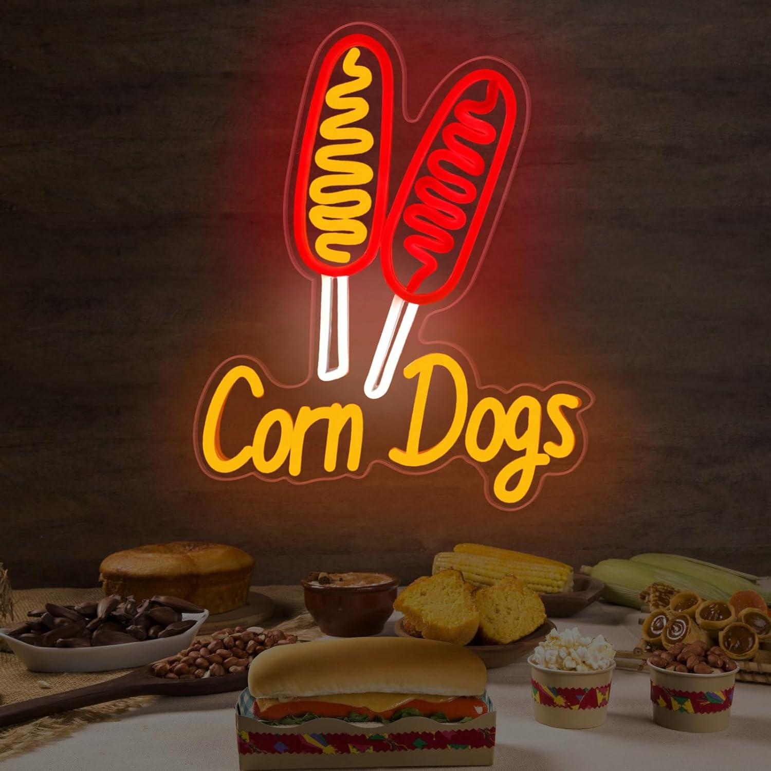 Corn Dog Neon Sign Snack USB D - огляд і ціна Lighting Decoration Wedding